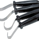 Jeu d'outils pour retoucher les moules en plâtre, 4pc